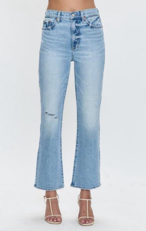 Ally High Rise Vintage Ankle Boot | Scholar Distressed