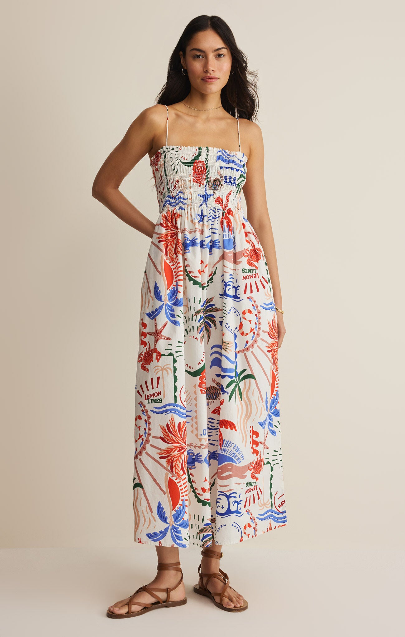 Cornelia Getaway Midi Dress | Multi