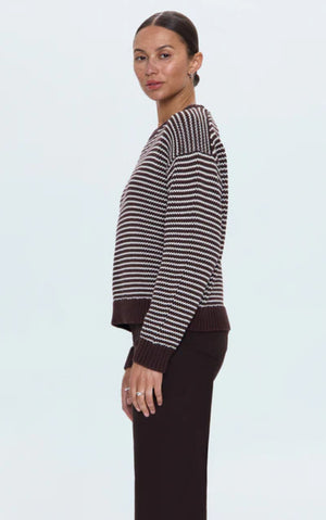 Aura Relaxed Crew Neck | Mocha