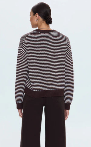 Aura Relaxed Crew Neck | Mocha