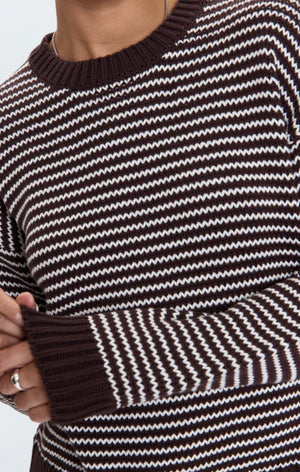 Aura Relaxed Crew Neck | Mocha