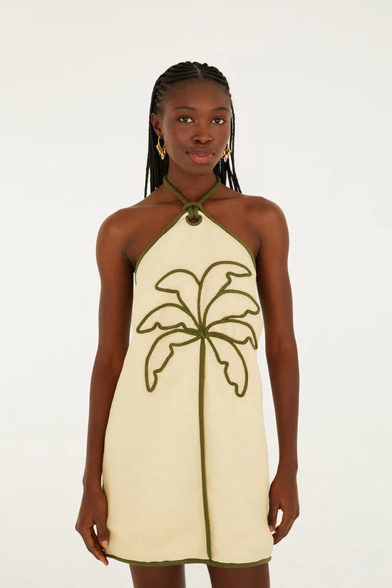 Sand Coconut | Sleeveless Mini Dress