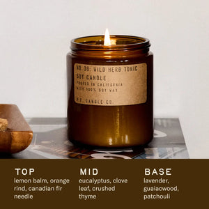 Wild Herb Tonic | 7.2 oz Standard Soy Candle