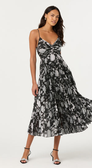 Saoirse Dress | Black Silver
