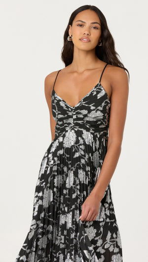 Saoirse Dress | Black Silver