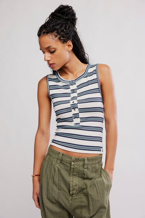 Jamie Henley Stripe | White Combo