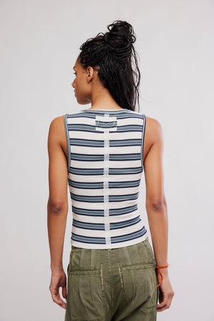 Jamie Henley Stripe | White Combo