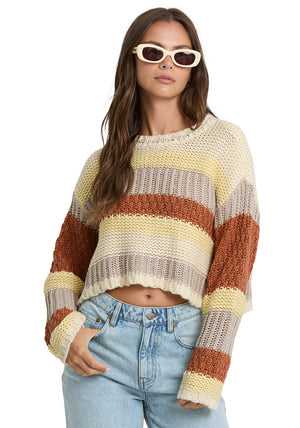 Mix Up Sweater | Cobblestone