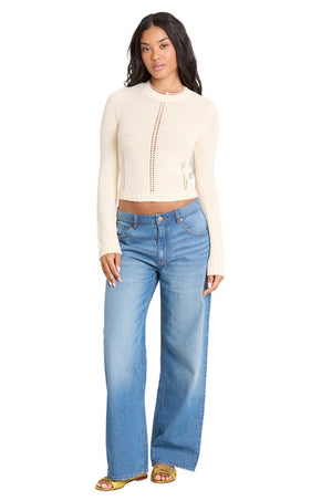 Sweet Clare Sweater | White Cap