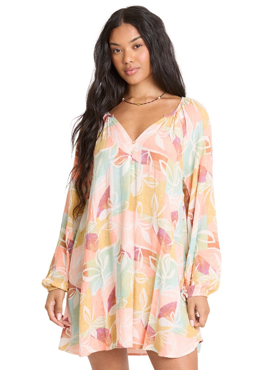 Sweet Dreamer Mini Dress | Orange Multi