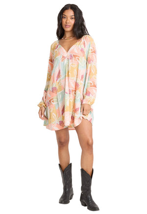 Sweet Dreamer Mini Dress | Orange Multi