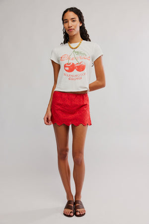 Eyes On You Skort | High Risk Red