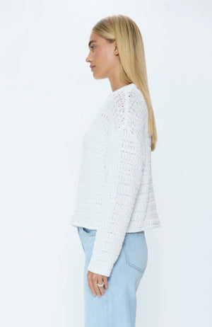Katya Relaxed Crew Neck | Le Blanc