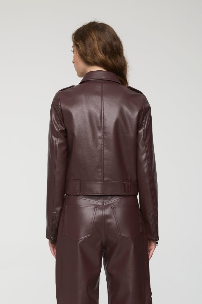 Bex Shrunken Jacket | Cabernet