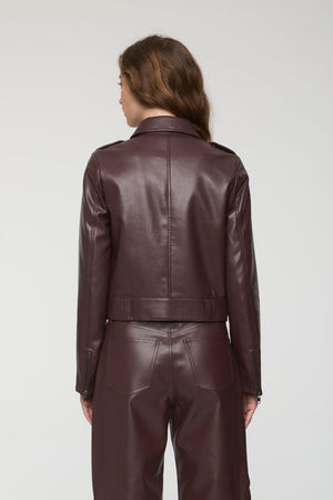 Bex Shrunken Jacket | Cabernet