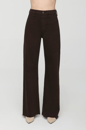 Penny High Rise Wide Leg | Mocha
