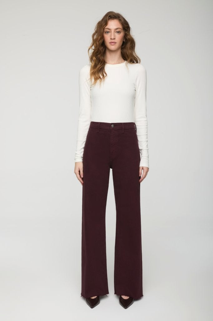 Penny High Rise Wide Leg | Mocha