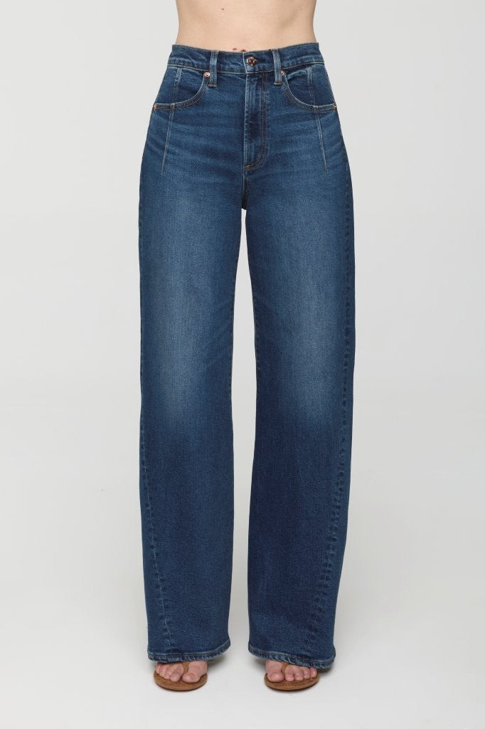 Kyra High Rise Bowed Wide Leg | Inkwell