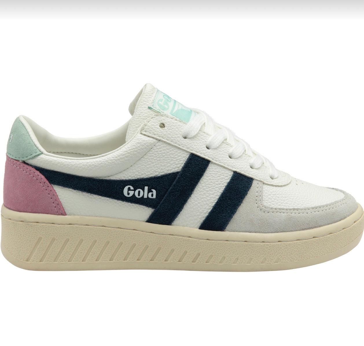 Women’s Grandslam Trident Sneaker | White/Navy Surf
