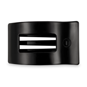 Flat Rectangle Hair Clip | Medium | Jet Black