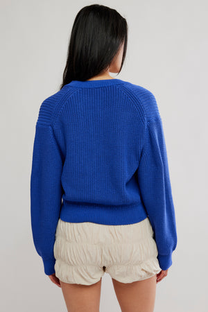 Vienna Cardigan | Blue Beam
