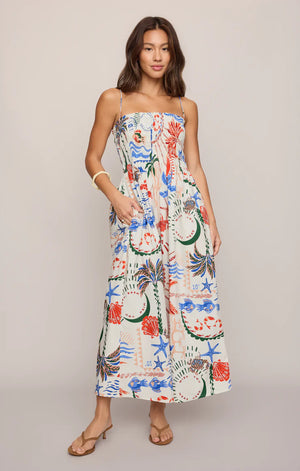 Cornelia Getaway Midi Dress | Multi