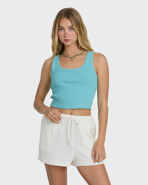 Wanderer Woven Short | Salt Crystal