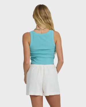 Wanderer Woven Short | Salt Crystal