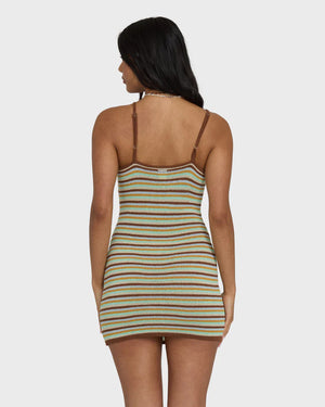 Summer Sun Mini Dress | Brown Stone