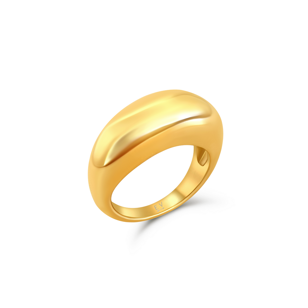 Sylvie Half Dome Ring | Gold