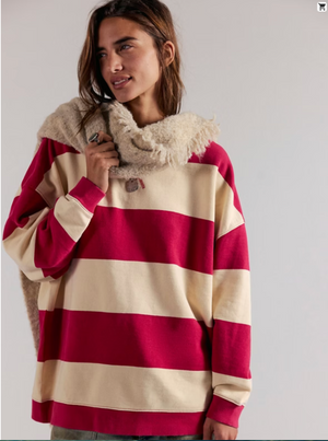 Classic Stripe Crew Wide