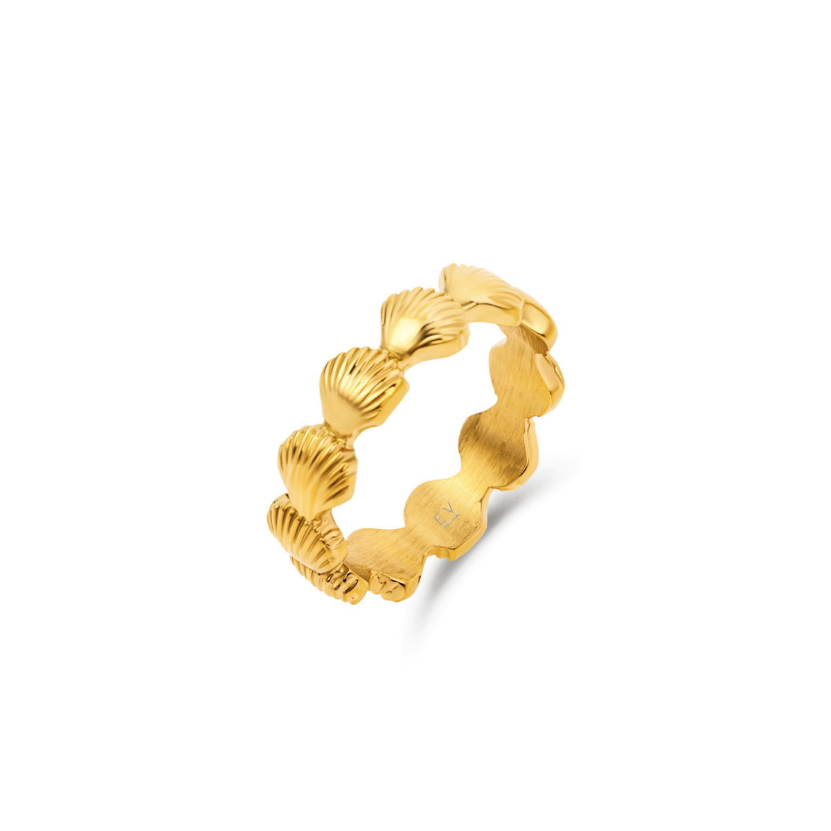 Libby Shell Ring | Gold