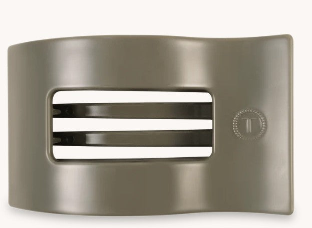 Sage it ain't so Large Flat Rectangle Hair Clip