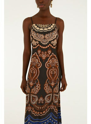 Nicole Black Slip Maxi Dress