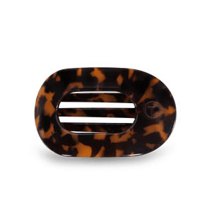 Round Flat Hair Clip | Medium | Tortoise