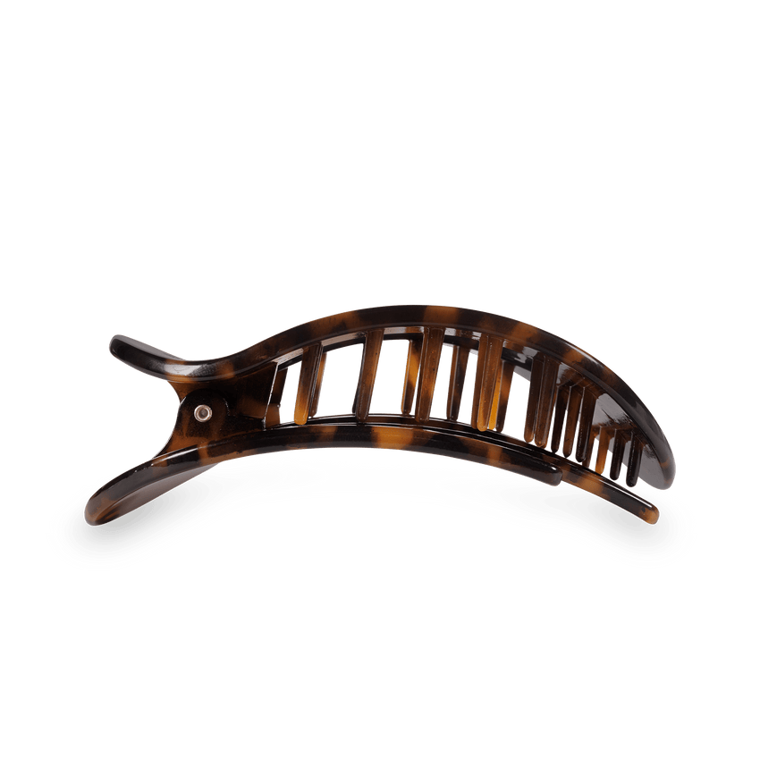 Round Flat Hair Clip | Medium | Tortoise