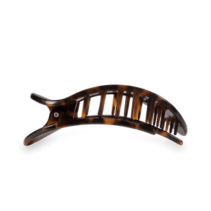 Round Flat Hair Clip | Medium | Tortoise