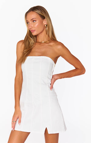 Coronado Corset Dress | Pearly White