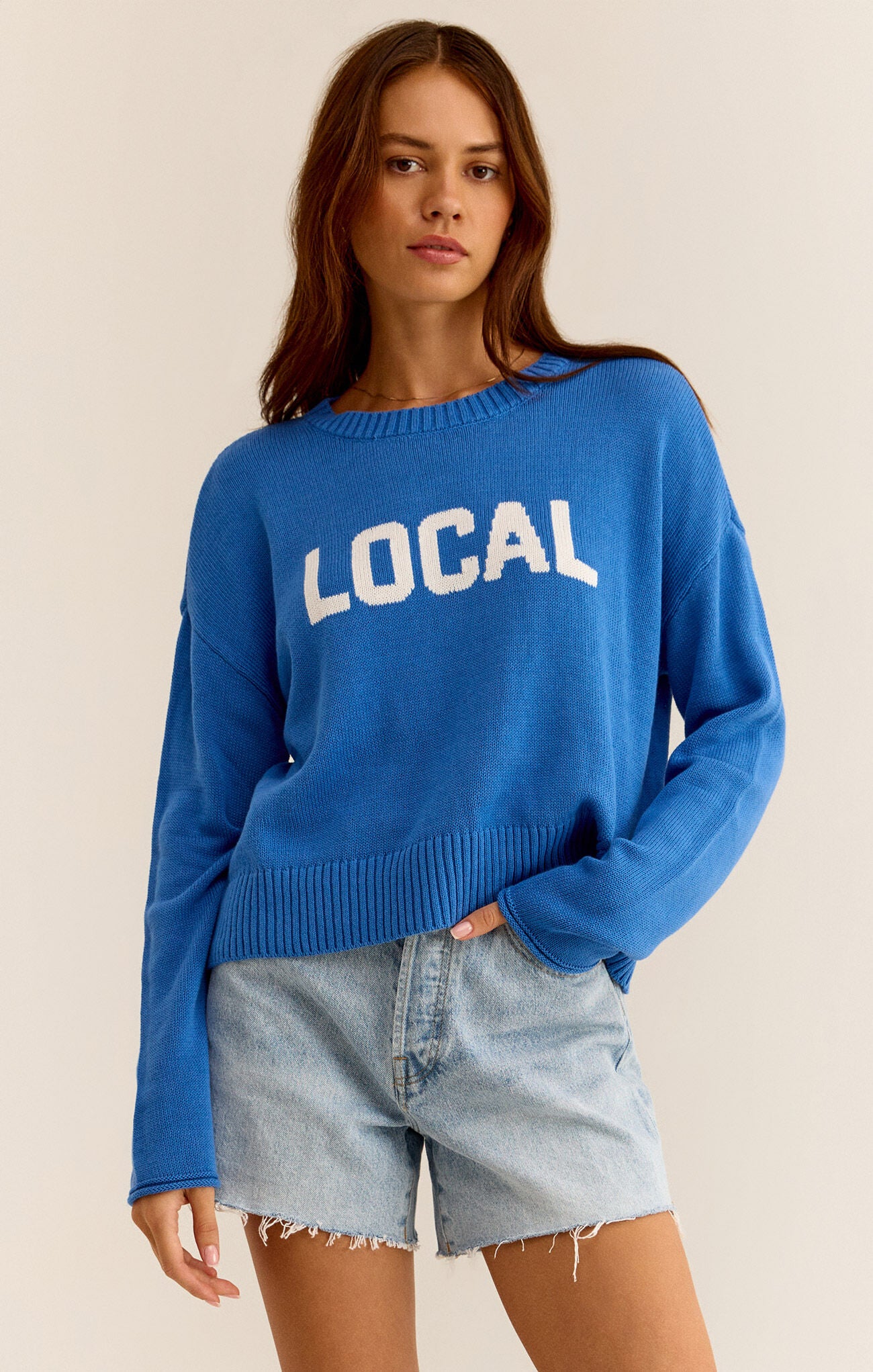 Sienna Local Sweater | Blue Wave