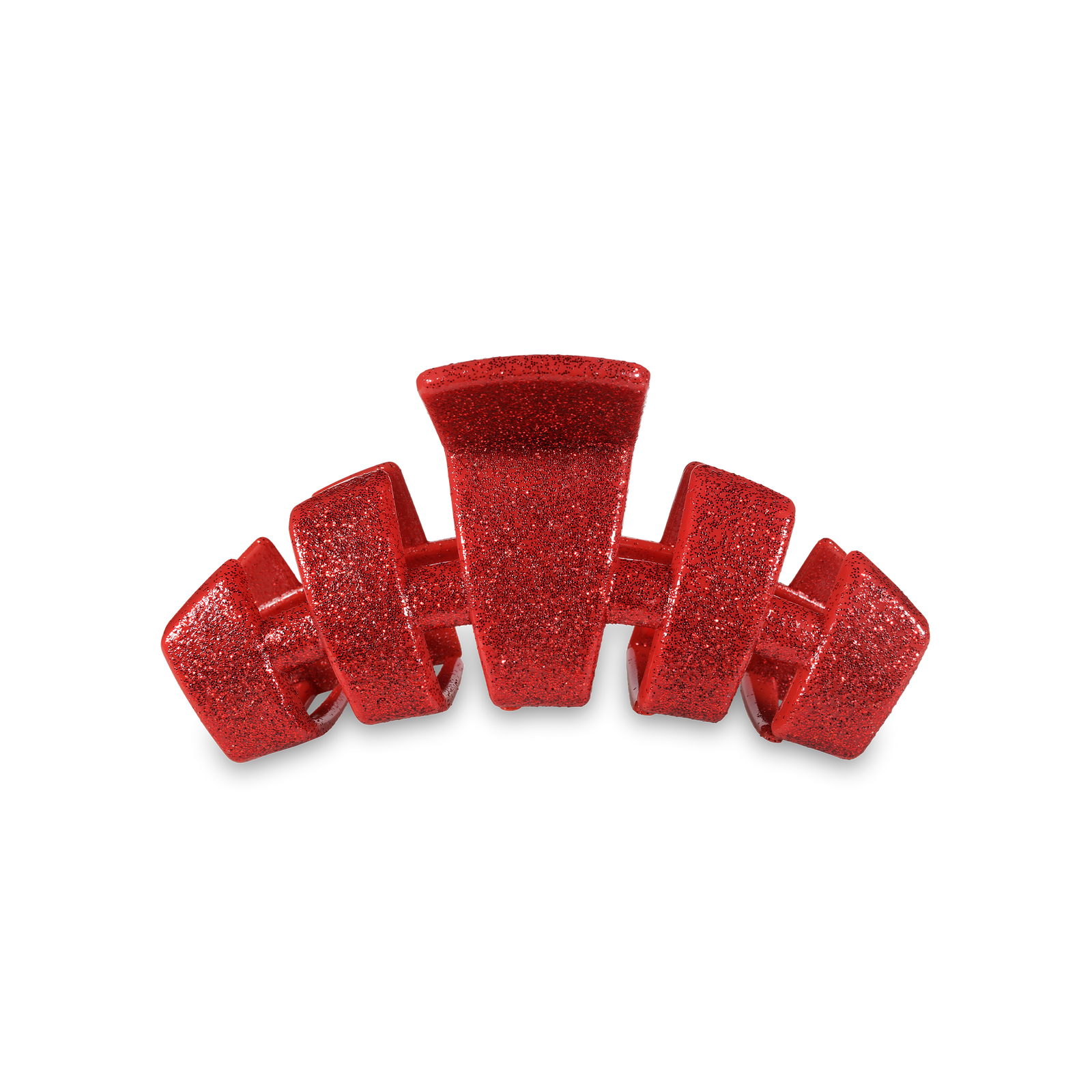 Classic Red Glitter Medium Hair Clip