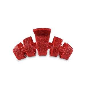 Classic Red Glitter Medium Hair Clip