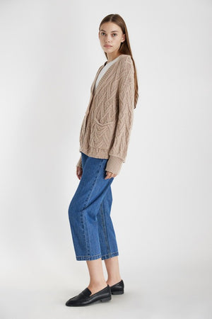 The Remi Cardigan | Taupe