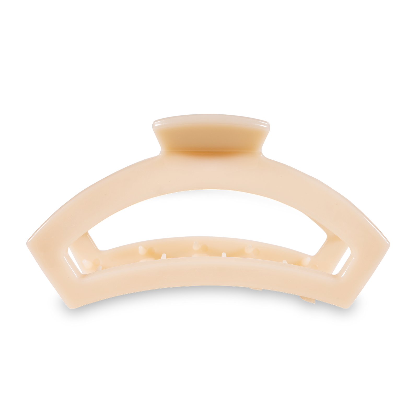 Open Almond Beige Large Hair Clip