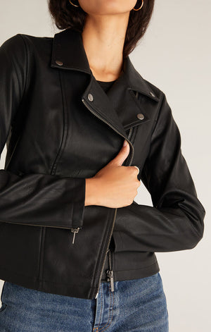Trina Moto Jacket | Black