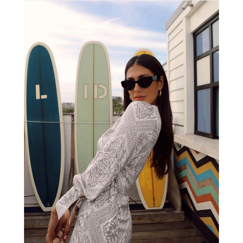 Ashbury Sky | Black |Smoke Polarized Lens